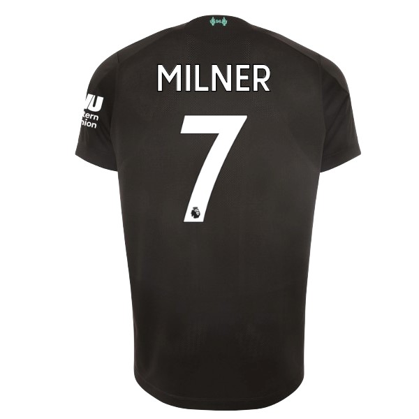 Maillot Football Liverpool NO.7 Milner Third 2019-20 Noir